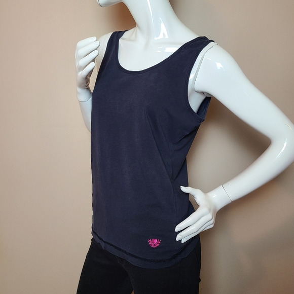 Jasmine Rose Intimates Women's Classic Simple Black Nightwear Tank Top - Picture 3 of 13